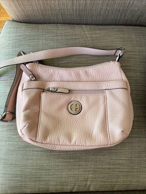 Giani Bernini Blush Pink Leather Shoulder Bag
